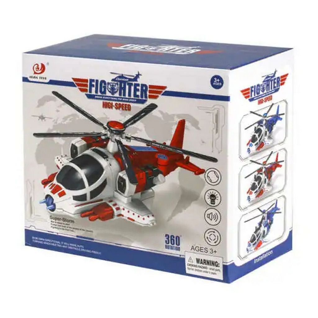 HELICOPTERO EN CAJA 948114 BLANCO/ROJO -ALESSA