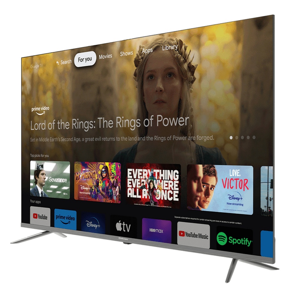 TELEVISOR PROCESADOR QUADCORE 1.5GHZ 2GB RAM 16GB BLUETOOTH 5.1 HDR10 WIFI 2.4&amp;5GHz NEGRO/-INDURAMA