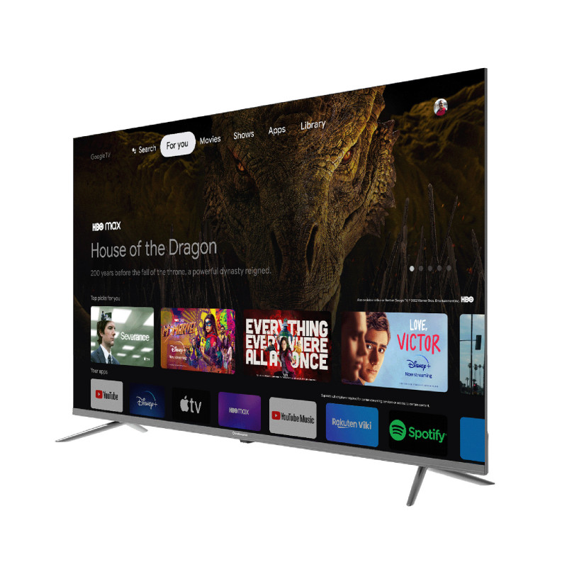 TELEVISOR UHD 4K 43&quot; GOOGLE TV NEGRO/-INDURAMA 43TIKJUHD