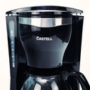 CAFETERA BASE TERMICA 1.2LT DE 900WATTS 12 TAZAS 110V-60HZ NEGRO/-CASTELL