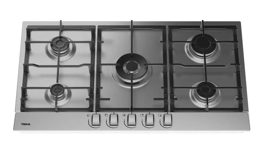 ENCIMERA EMPOTR A/GAS 5Q B/AUTOMATICO D/ERGONOMICO INOX/-TEKA