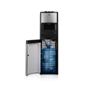 DISPENSADOR CON GRIFO DE AGUA AL CLIMA CALINTE Y FRIA 31X36X104CM INOX/NEGRO -INDURAMA