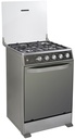 COCINA DOMENICA 24&quot; 4Q HORNO CON GRILL INOX/-ECOLINE