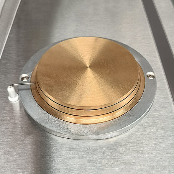 COCINETA INDUSTRIAL A GAS DE 2Q 28&quot; ENC/ELEC PARRILLA FUNDIDA 54X73.2X18CM PLATEADO/INOX -ECOLINE