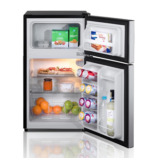 MINIBAR LAMINA ANTIHUELLA R600 54.7X47.5X85.7CM CROMA/-INDURAMA