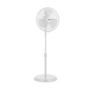 VENTILADOR DE PEDESTAL 16&quot; 32W 3 ASPAS 46.4X13.2X55CM BLANCO/-CASTELL