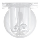 VENTILADOR DE PEDESTAL 16&quot; 32W 3 ASPAS 46.4X13.2X55CM BLANCO/-CASTELL