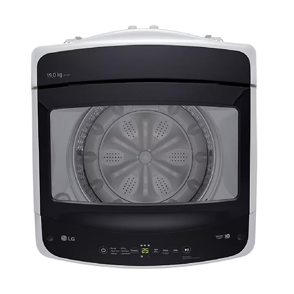 LAVADORA 19KG MOTOR INVERTER SMART CARGA SUPERIOR TURBODRUM™ 67X63.2X97CM SILVER/-LG