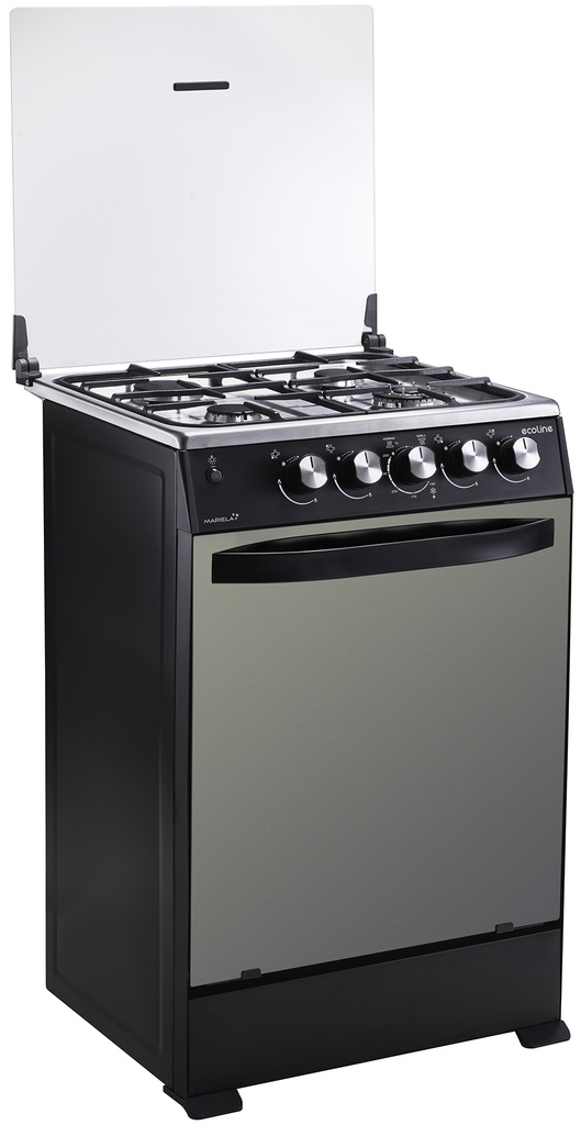 COCINA MARIELA 24&quot; HORNO CON GRILL NEGRO/MATE-ECOLINE