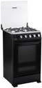 COCINA LUCIANA 21&quot; 4Q HORNO CON GRILL NEGRO/-ECOLINE
