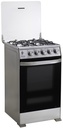 COCINA ERIKA 21&quot; 4Q HORNO CON GRILL INOX/-ECOLINE