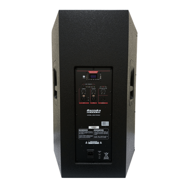 CAJA AMPLIFICADA 400W 15&quot; PROFESIONAL USB NEGRO-BAZZUKA