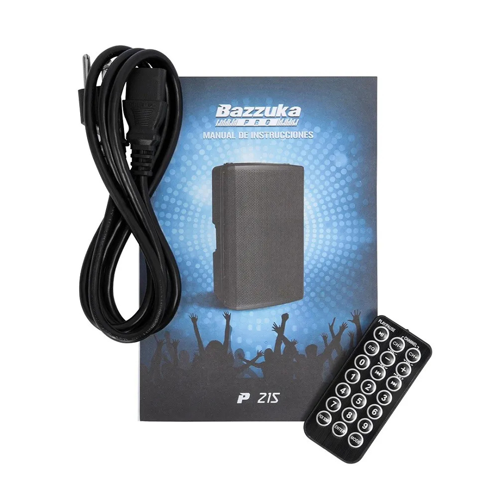 CAJA AMPLIFICADA BAZZUKA ACTIVO15*2 SERIE PROFESIONAL / MAGNETICO 90 OZ