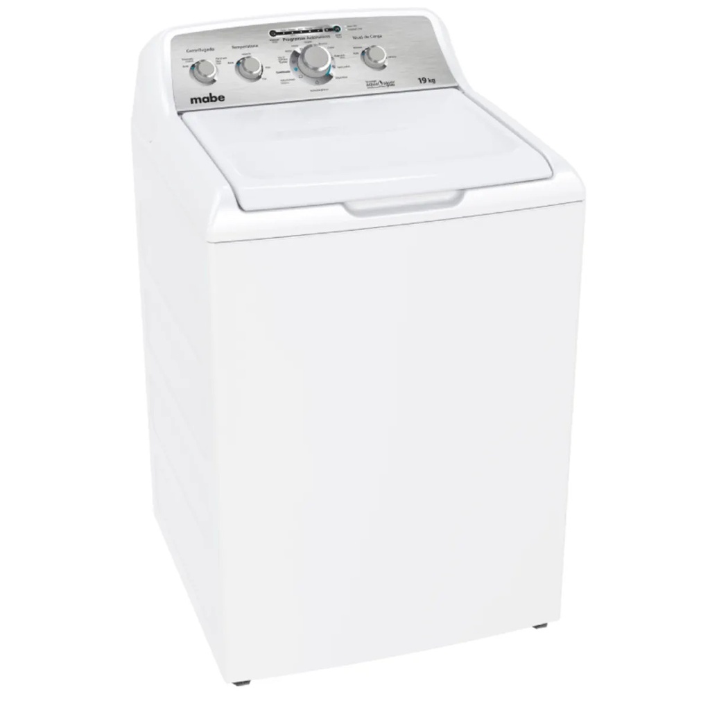 LAVADORA 19KG 11 CICLOS AUTOMATICA 6 NIVELES 68X67.8X111.63CM BLANCO/-MABE