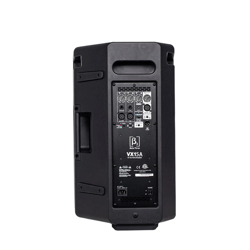 CAJA AMPLIFICADA ACTIVA 2 VIAS 15&quot; 600W BLUETOOTH NEGRO/-BETA 3