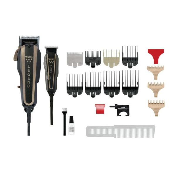 MAQUINA DE CABELLO CON 8 PEINES COMBO- WAHL