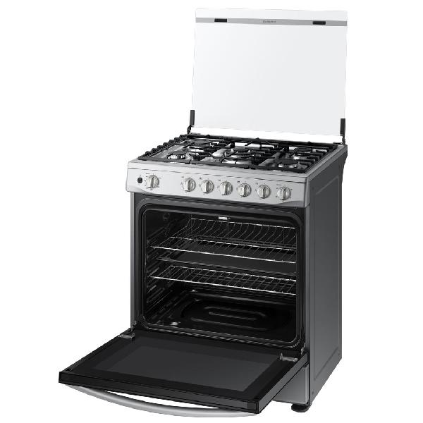 COCINA A GAS 5Q PARRILLA DE HIERRO FUNDIDO ENC/ELC PLATA/-SAMSUNG