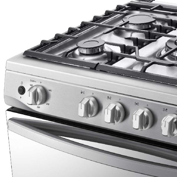 COCINA A GAS 5Q PARRILLA DE HIERRO FUNDIDO ENC/ELC PLATA/-SAMSUNG