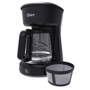 CAFETERA CON FILTRO PERMANENTE 12TZ 1000W NEGRO/-OSTER