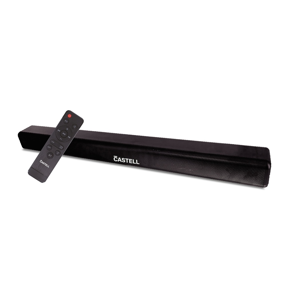 BARRA DE SONIDO CON USB,HDMI,BT PANTALLA LED 60W DE 2 CANALES -CASTELL