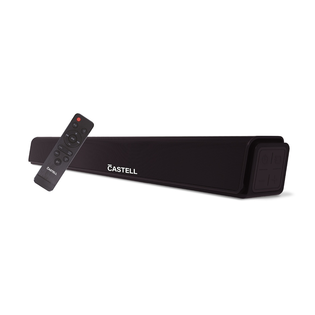 BARRA DE SONIDO 40 W CON USB,HDMI,BT PANTALLA LED -CASTELL