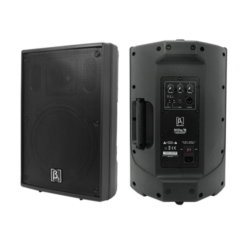 CAJA AMPLIFICADA 10&quot; 400W ENTRADA MIC NEGRO/-BETA 3