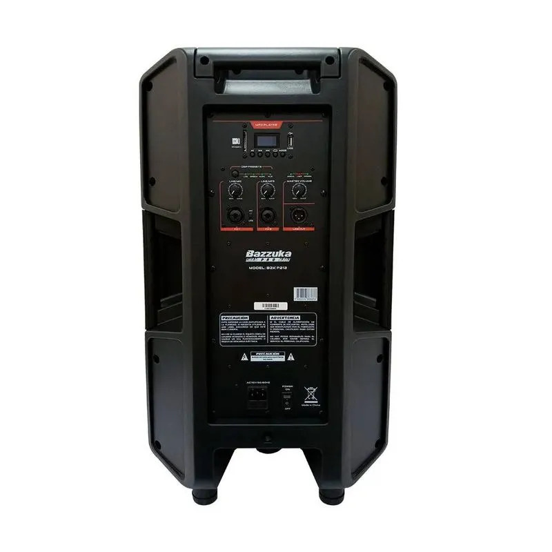 CAJA AMPLIFICADA PROFESIONAL 12&quot; 400W USB/TWS/ NEGRO/-BAZZUKA BZK-P212