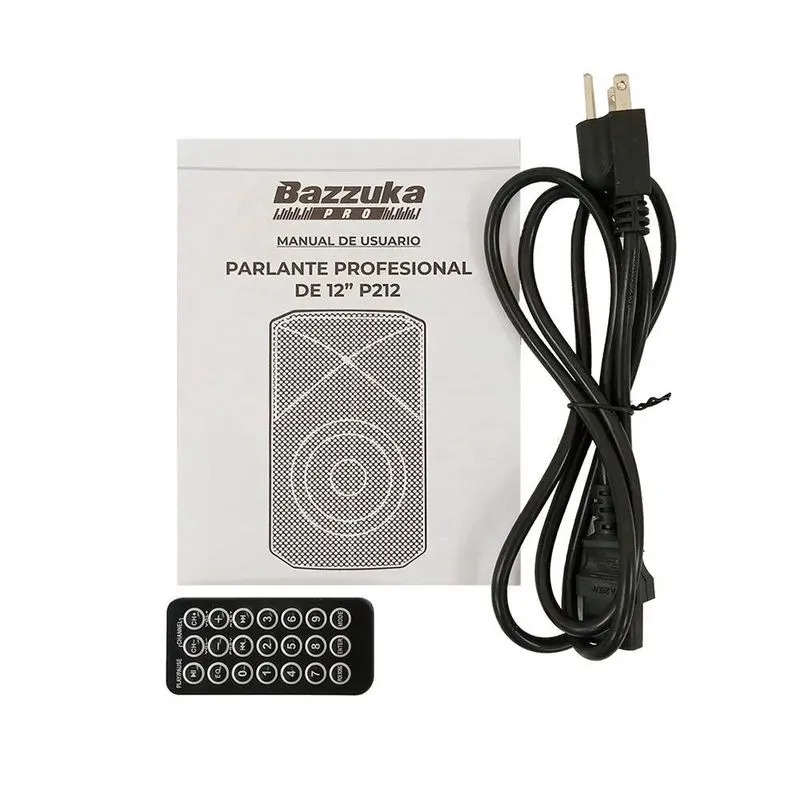 CAJA AMPLIFICADA PROFESIONAL 12&quot; 400W USB/TWS/ NEGRO/-BAZZUKA BZK-P212