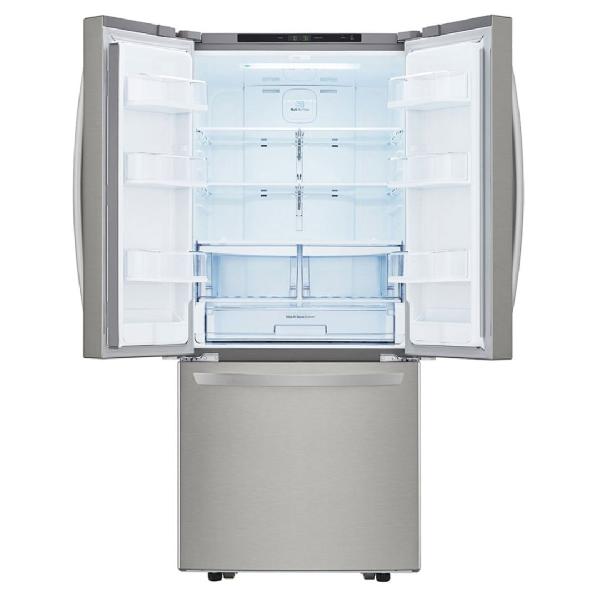 REFRIGERADORA 617LT PUERTAS FRANCESAS INVERTER STMART 75.5X90.2X177.6CM INOX/-LG
