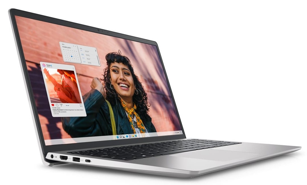 LAPTOP DELL 8GB RAM CORE I5 512GB SSD 15.6&quot; 1334U SILVER/-DELL