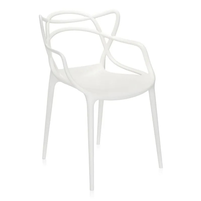 SILLA ART SIDNEY CON BRAZOS BLANCO/-PICA