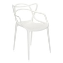 SILLA ART SIDNEY CON BRAZOS BLANCO/-PICA