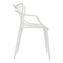 SILLA ART SIDNEY CON BRAZOS BLANCO/-PICA