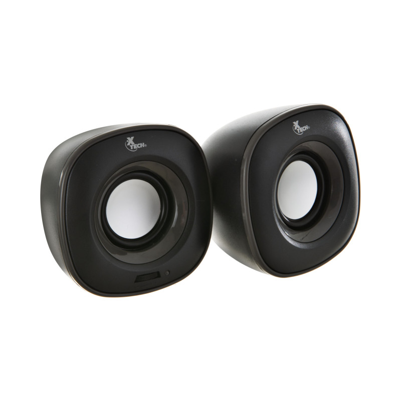PARLANTE MULTIMEDIA 6W USB CONEXION DE 3.5M NEGRO/-XTECH