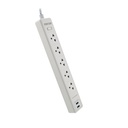PROTECTOR DE VOLTAJE 1200J/1540W 5 TOMAS 2 USB 110V/220V -FORZA