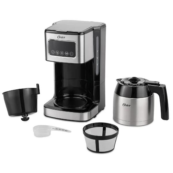CAFETERA TERMICA 900W 8 TAZAS P/TACTIL GRIS/-OSTER