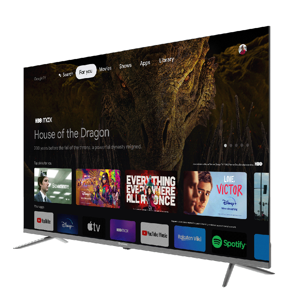 TELEVISOR LED UHD 4K 43&quot; GOOGLE TV 5.0 NEGRO/-INDURAMA