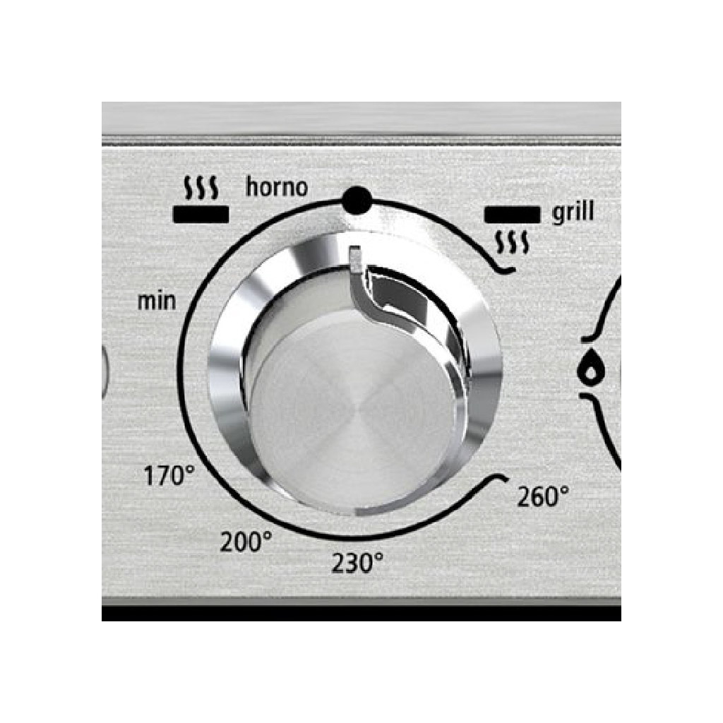 COCINA GAS 76CM INOX (EM7640FX0) MABE