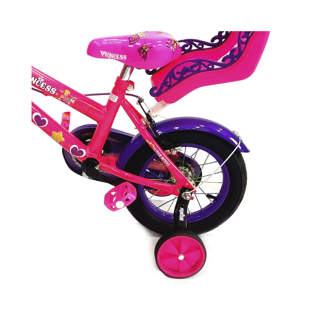 BICICLETA INFANTIL ARO 12 EVEZO – ROSA CLARO –EB12GK01R