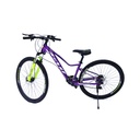 BICICLETA EXOTIC 24S FRON SUSP ARO 29 MORADO/VERDE - ECUACYCLO (JG-BCEO010)