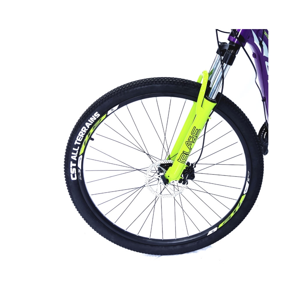 BICICLETA EXOTIC 24S FRON SUSP ARO 29 MORADO/VERDE - ECUACYCLO (JG-BCEO010)