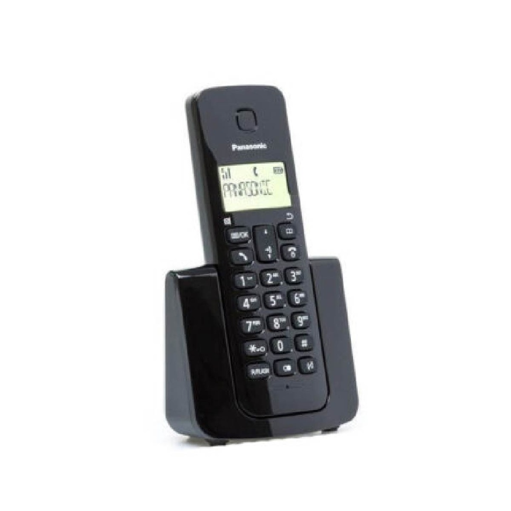 TELEFONO INALAM LCD ALARMA NEGRO - PANASONIC