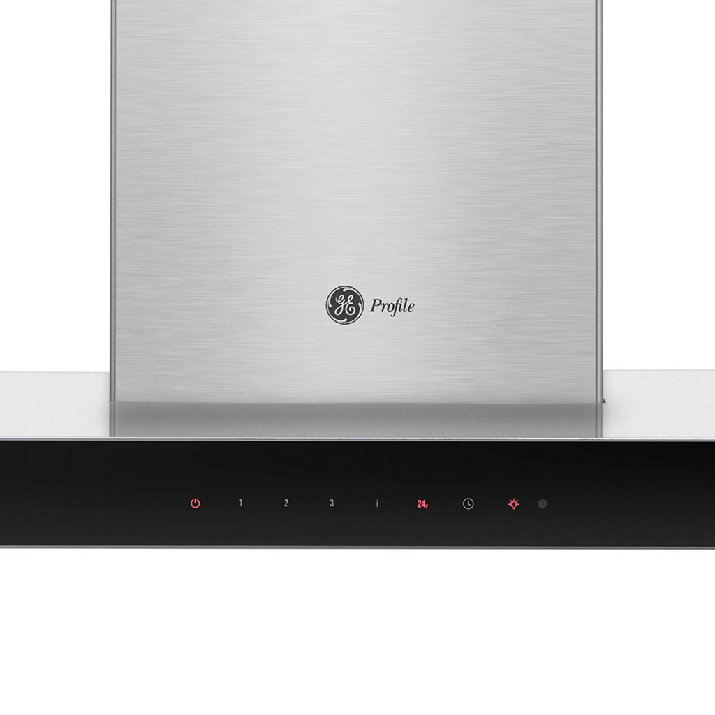 CAMPANA DE PARED PROFILE LIGH 4VL 90CM INOX/NEGRO - MABE