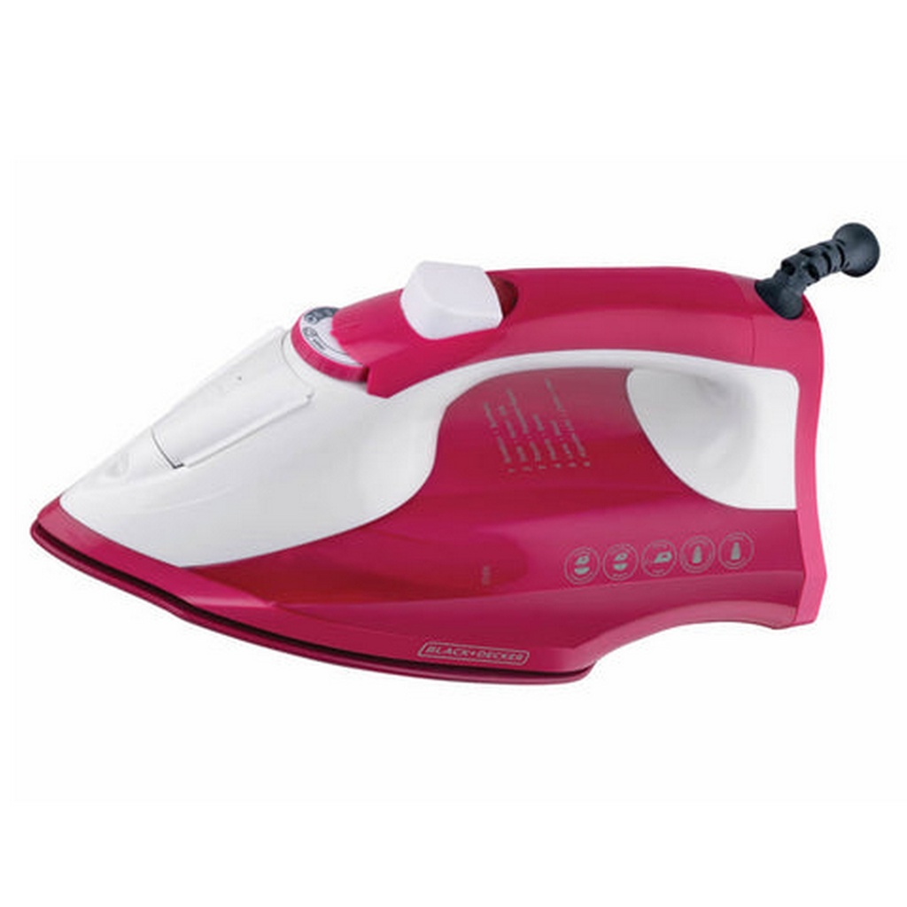 PLANCHA A/VAPOR 1200W ANTIADHERENTE FUCSIA/-BLACK DECKER