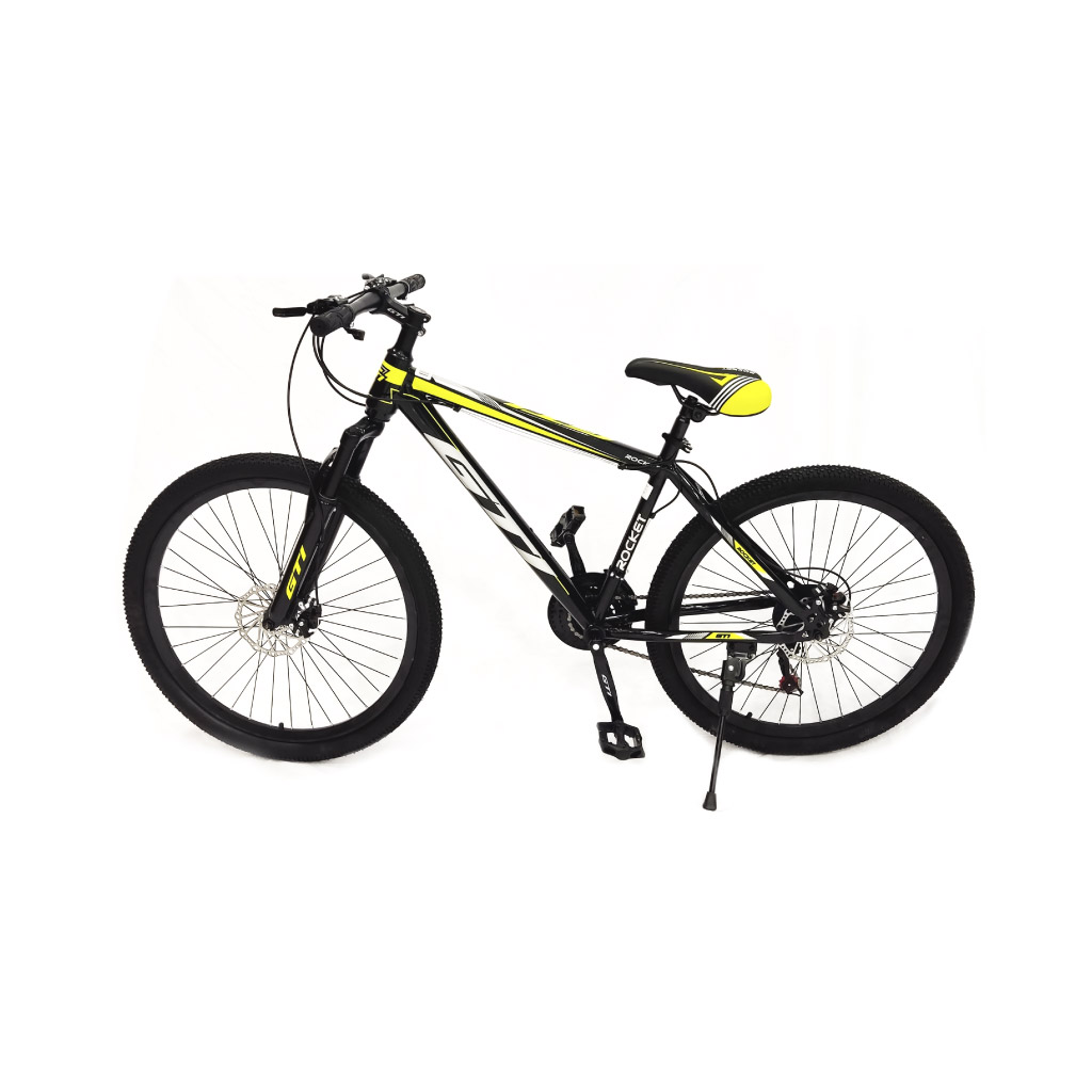 BICICLETA ROCKET ARO 26&quot; NEGRO/ AMARILLO- ECUACYCLO