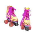PATIN 4 RUEDAS C/FRENO T/32 NARANJA