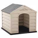 CASA PARA PERRO PEQUEÑA TECHO ROJO -TEXCOMERCIAL 12701-XP