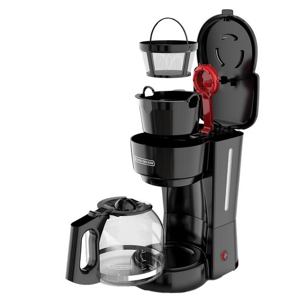 CAFETERA 12 TAZAS TECNOLOGIA VORTEX NEGRO/-BLACK DECKER