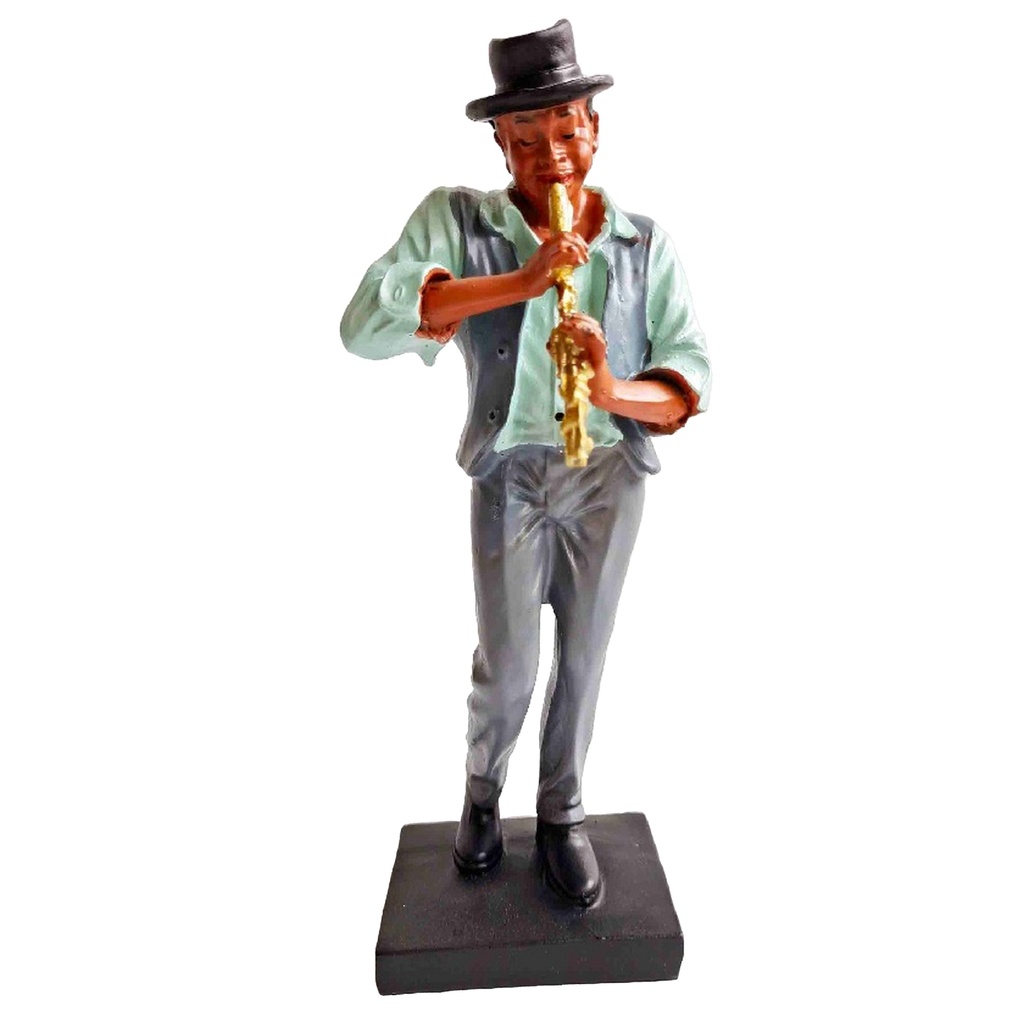 JAZZ TROMPETISTA POLIRESINA 20CM-FEDERAL 21385