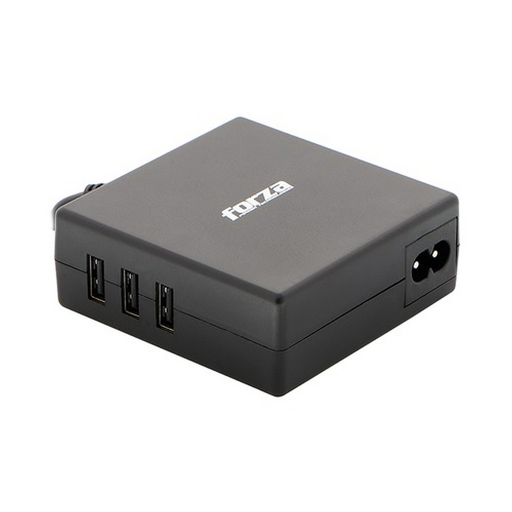 ADAPTADOR UNIVERSAL 90W USB 7 PUNTAS 110/220V -FORZA FNA-790